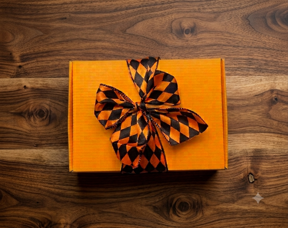 Curated corporate gift box of handmade products