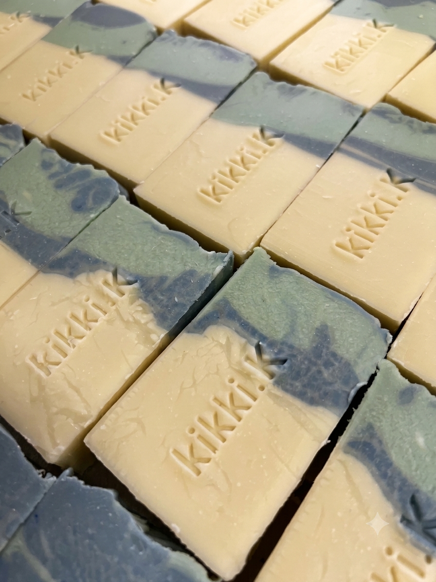 Debossed branded soap