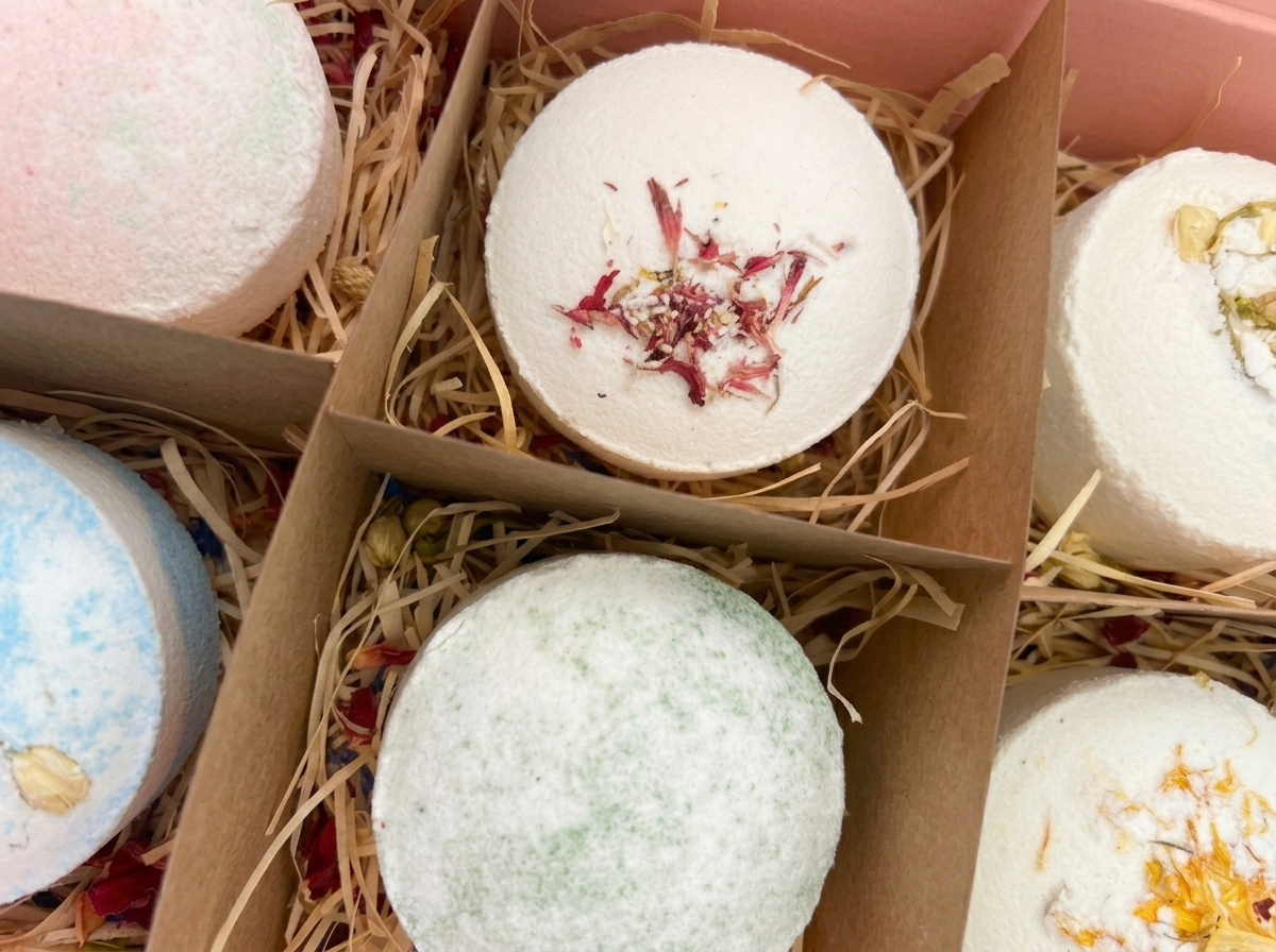 Shower steamer with essential oil scent